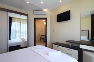 Katil atau katil-katil dalam bilik di Shine residence