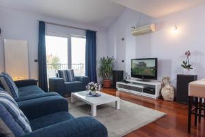 Posezení v ubytování Apartments Tino