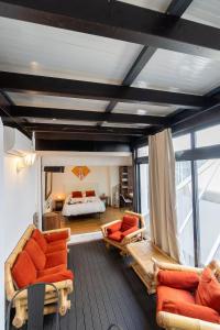 Χώρος καθιστικού στο SUAY Apartments