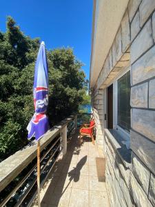 Balkón nebo terasa v ubytování Apartmani Marija