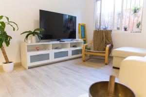 Televízia a/alebo spoločenská miestnosť v ubytovaní Daoiz 8