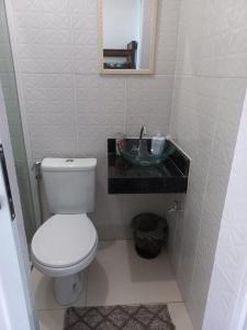 Koupelna v ubytování FLAT / APARTAMENTO NA PRAIA DO FORTE