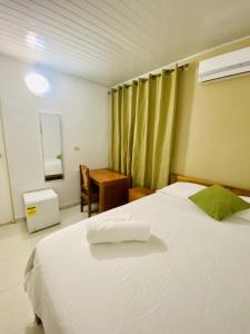 Cama o camas de una habitación en Hotel Ana Mary