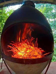 Attrezzature per barbecue disponibili per gli ospiti del bed & breakfast