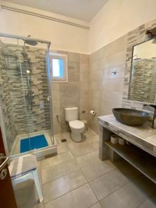 Kúpeľňa v ubytovaní Menelaos Apartments