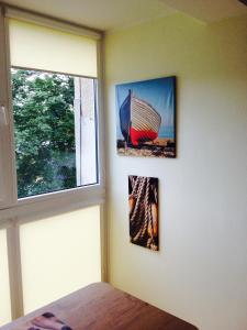Ένα ή περισσότερα κρεβάτια σε δωμάτιο στο A Cozy Central Studio