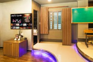TV a/nebo společenská místnost v ubytování Bonita Grand Hotel