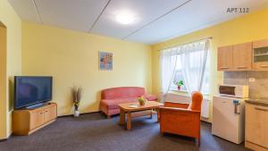 Kuchyň nebo kuchyňský kout v ubytování Hotel&Wellness Knížecí rybník