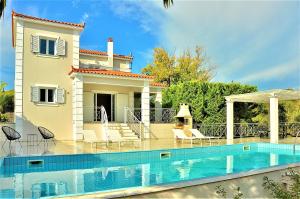 Πισίνα στο ή κοντά στο Sea Wave Villa Kefaloniaprivatevillas +14 φωτογραφίες