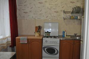 Η κουζίνα ή μικρή κουζίνα στο Apartment near the bus station in Kremenchuk +2 φωτογραφίες