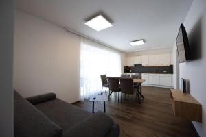 Kuchyň nebo kuchyňský kout v ubytování Appartement Hammerrain