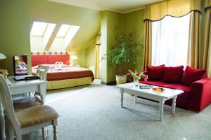 Postel nebo postele na pokoji v ubytování Hotel Metsis
