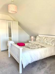 Letto o letti in una camera di The Palm, Cnoc na Gaoithe, Dunfanaghy