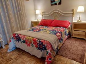 Postel nebo postele na pokoji v ubytování apartamento gran Vía