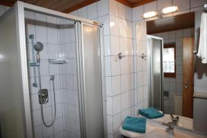 Baðherbergi á Ferienhaus Hintersee