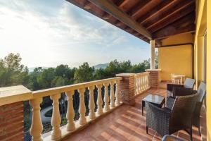 En balkong eller terrass på Casa Xixella a 15 min de Sitges