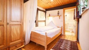 Ein Bett oder Betten in einem Zimmer der Unterkunft Appartementhotel Blomberger Hof
