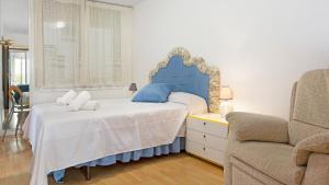 Posteľ alebo postele v izbe v ubytovaní Apartment SPal - Blanes