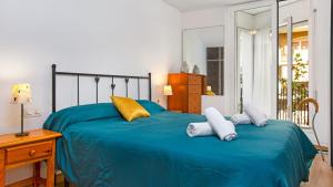 Posteľ alebo postele v izbe v ubytovaní Apartment SPal - Blanes