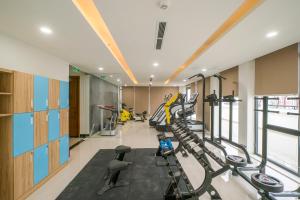 Fitness centrum a/nebo fitness zařízení v ubytování Maya Hotel 3