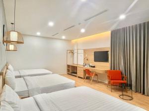 Postel nebo postele na pokoji v ubytování Maya Hotel 3