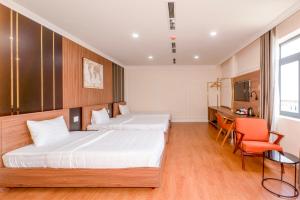 Postel nebo postele na pokoji v ubytování Maya Hotel 3