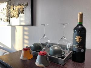 Nápoje v ubytování Qingdao Treasure Hotel