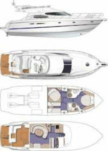 The floor plan of Rhein Yacht Lexa