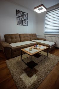 Istumisnurk majutusasutuses Apartman Vesna