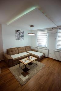 Istumisnurk majutusasutuses Apartman Vesna
