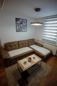 Istumisnurk majutusasutuses Apartman Vesna