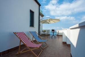 Rõdu või terrass majutusasutuses B&B La Terrazza