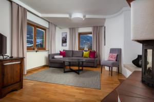 Posezení v ubytování Alpine View Apartments