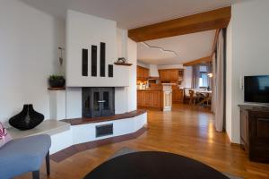 Kuchyň nebo kuchyňský kout v ubytování Alpine View Apartments