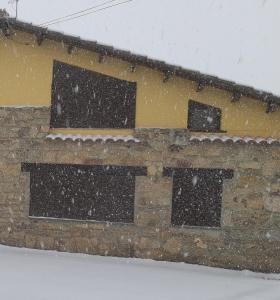La Casita Violeta im Winter
