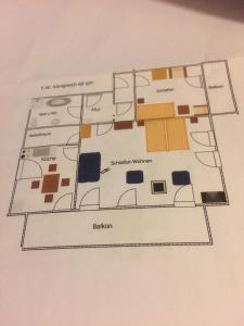Grundriss der Unterkunft Gästehaus & Ferienhof Hüfner