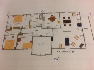 Grundriss der Unterkunft Gästehaus & Ferienhof Hüfner