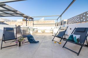 Patio alebo iná vonkajšia časť ubytovania Malaga Center Flat Mariblanca 12 Sun & Terrace Boutique