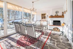 Posezení v ubytování Ferienwohnung im Haus Stöckl
