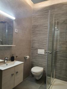 Koupelna v ubytování Kaposvár Apartman