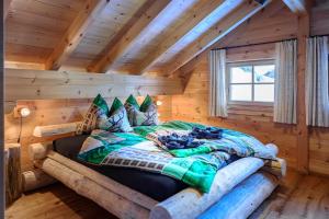 Postel nebo postele na pokoji v ubytování Köck-Chalet