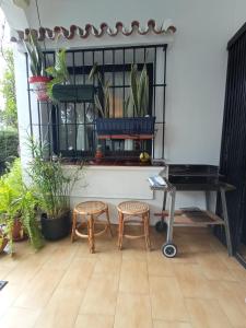 Patio lub wspólna przestrzeń na świeżym powietrzu w obiekcie Montebello