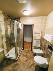 Koupelna v ubytování Apartments Thalia