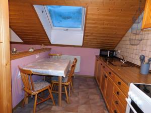Kuchyň nebo kuchyňský kout v ubytování Ferienwohnung Krenzer