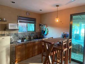 Kuchyň nebo kuchyňský kout v ubytování Loft gaviota vista jardín 15 mts de playa