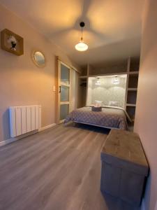 Postel nebo postele na pokoji v ubytování Superbe T2 style scandinave