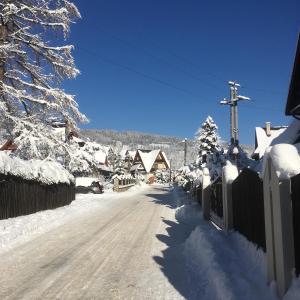 Apartament Poleczka Zakopane Kościelisko v zime