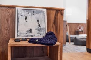 Koupelna v ubytování Berghaus Schröcken - Hotel Apartments Spa