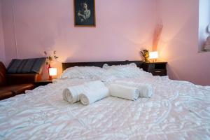 Postel nebo postele na pokoji v ubytování Apartman JOZIC