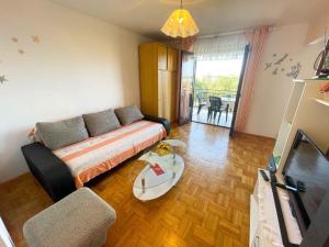 Televízia a/alebo spoločenská miestnosť v ubytovaní Apartment in Jadranovo 42259